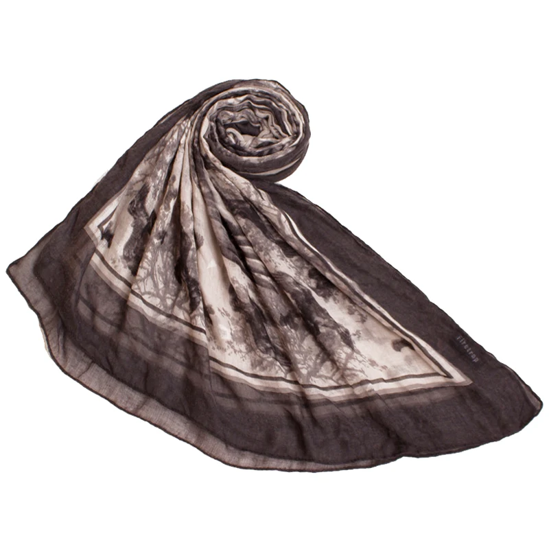 

New Lightweight Fashion Women Scarf Black Eagle Animal print polyester Long Soft Wraps And Sheer Large Shawl 180*75cm