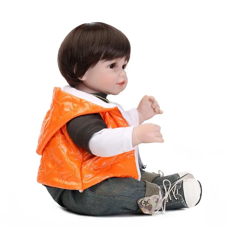 NPKCOLLECTION бренд bebe кукла для мальчика Кукла reborn 52 см мягкий силиконовый винил baby