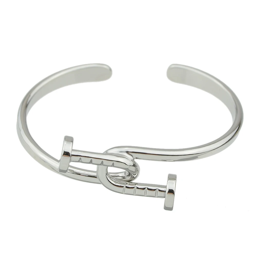 Панк-рок минималистский ювелирных изделий Цвет серебро браслет геометрический