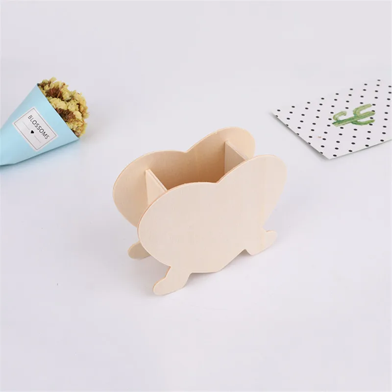 Любовь Форма деревянная ручка держатель детей DIY окрашены игрушки Ultra Light глины