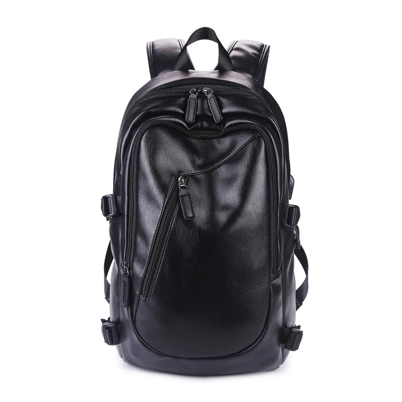 Рюкзак мужской из искусственной кожи водонепроницаемый для ноутбука|leather backpack