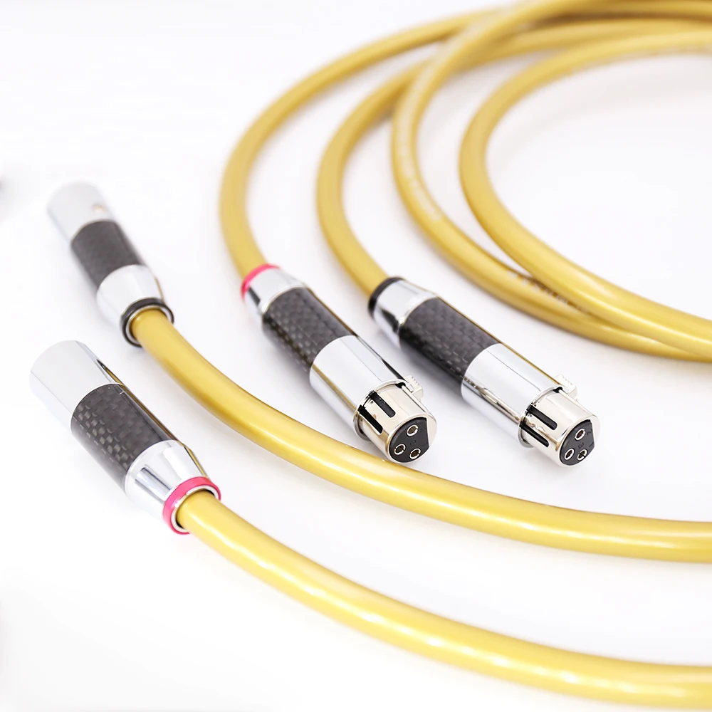 HI End 5C медный Fi XLR кабель чистый OCC HIFI двойной папа мама соединительный