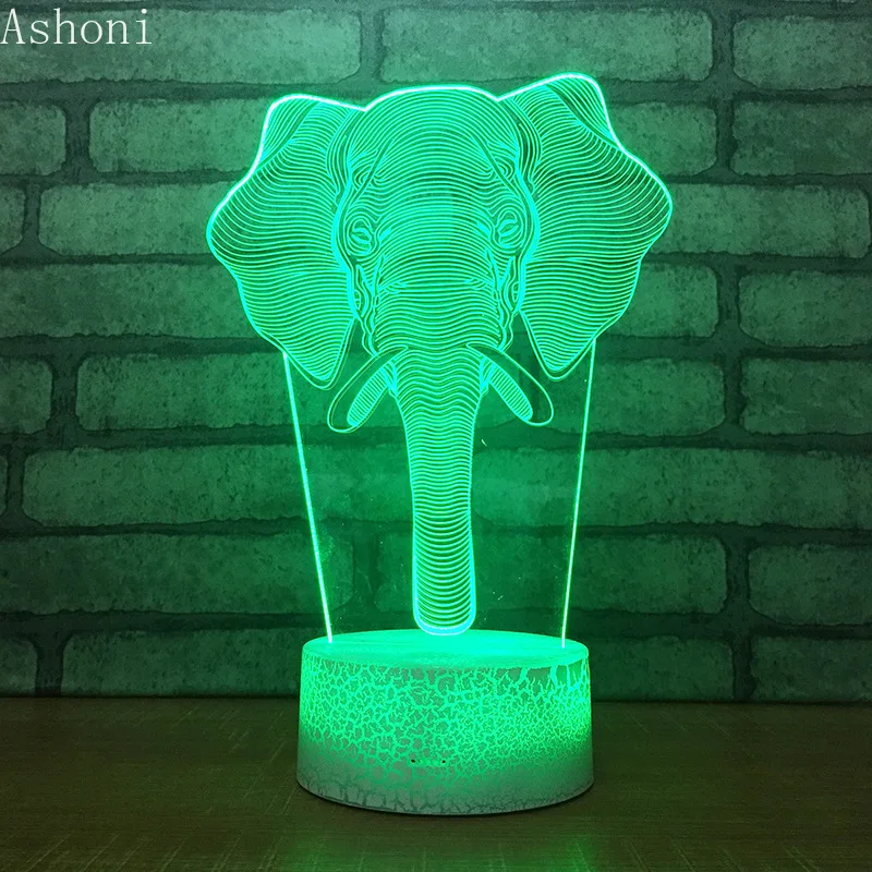 3D Elephant Shape Table Lamp LED Touch 7 Color Changing Night Light Party Decorative Home Decor Kids Christmas Gift
3D Elephant Shape Table Lamp LED Touch 7 Color Changing Night Light Party Decorative Home Decor Kids Christmas Gift