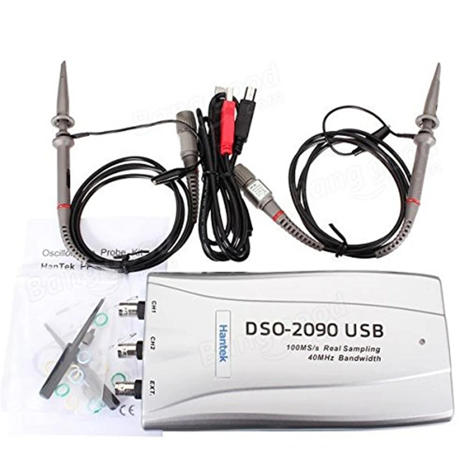 Hantek DSO2090/Hantek DSO2150/Hantek DSO2250 ПК USB осциллограф 2 цифровых канала