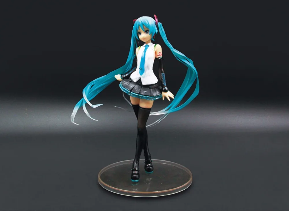 Бесплатная доставка 8 &quotАниме Vocaloid Hatsune Мику atshne V4X коробку 20 см ПВХ фигурку