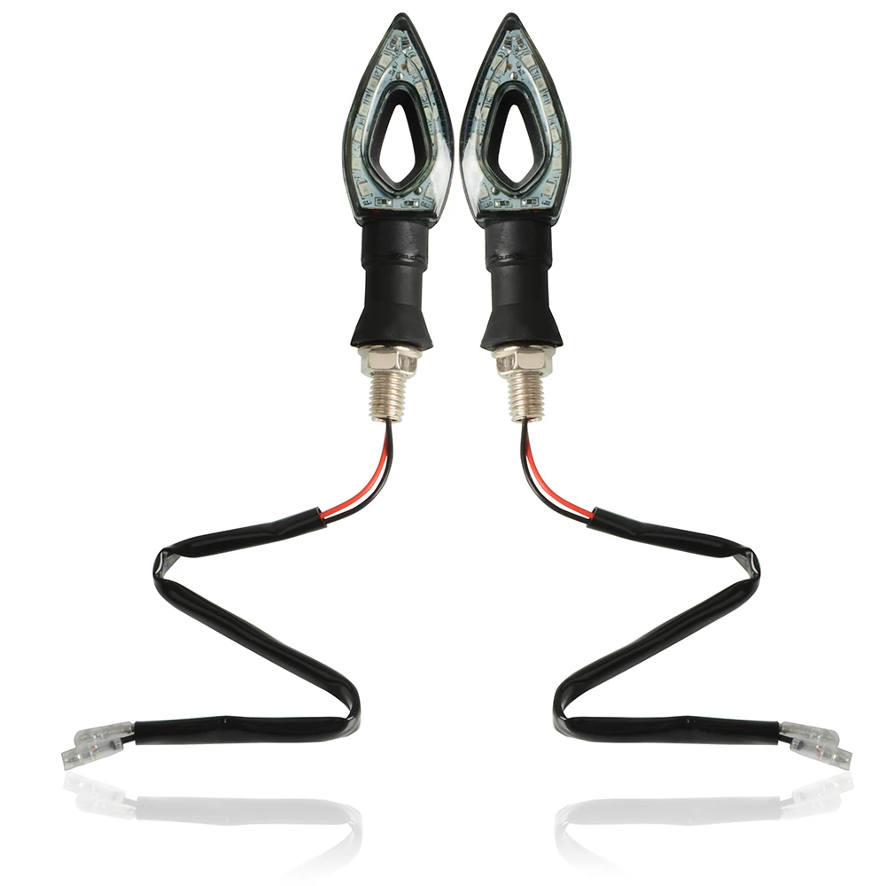 Универсальный светодиодный индикатор указателей поворота мотоцикла/лампа для