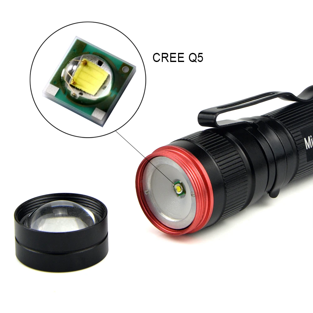 AIMENGTE Mini 800LM портативный фонарик Q5 светодиодный фонарик водонепроницаемый твердый металлический корпус супер яркий светодиодный фонарь наружное освещение