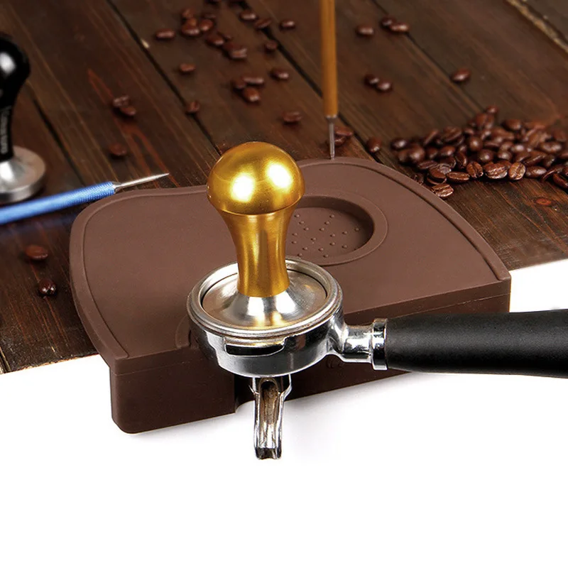 Бренд gamlung кофе эспрессо тампер коврик из силиконовой резины угловой (без stamper)