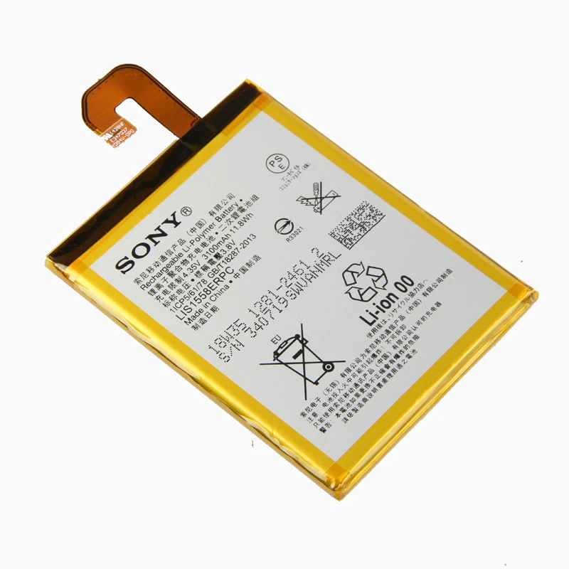 Оригинальный аккумулятор для телефона Sony Xperia Z3 L55T D5833 D6616 D6708 L55U D6653 D6603 D6633 D5803 3100