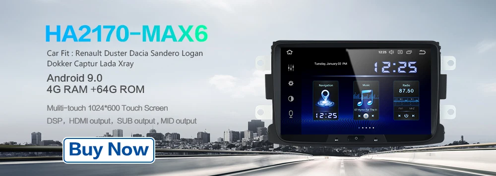 Dasaita " Android 9,0 1 Din автомагнитола gps для Renault Duster Dacia Sandero Captur Lada Xray 2 Logan 2 4*50 Вт динамик MP3 TDA7850