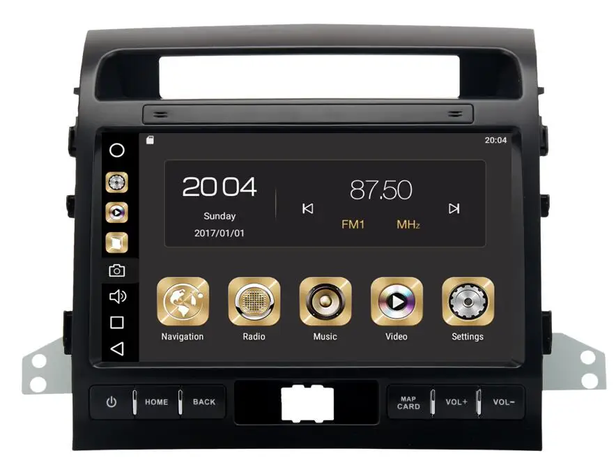 

Автомагнитола Carplay 4G 8 ", Android 9,0, для Toyota Land Cruiser LC200 2008-2012, стерео видео, GPS, Navi, мультимедиа, IPS монитор, радио