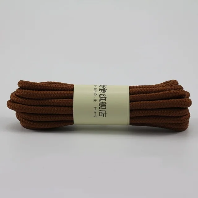deep brown 1 пара нейлоновых шнурки без завязок металлические запирающиеся круглые шнурки кроссовки ленивый Эластичный шнурок - Цвет: deep brown