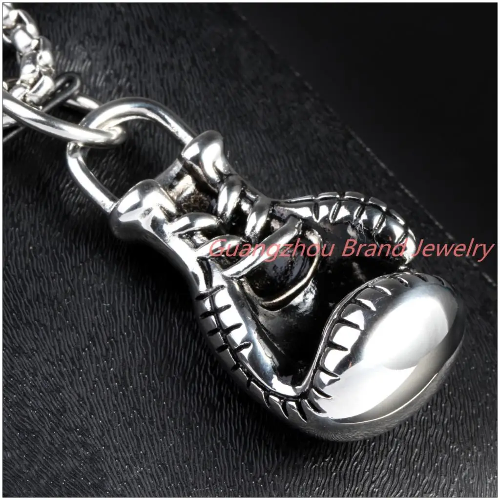 Цепочка с подвеской для мужчин и женщин из нержавеющей стали 316L серебристого