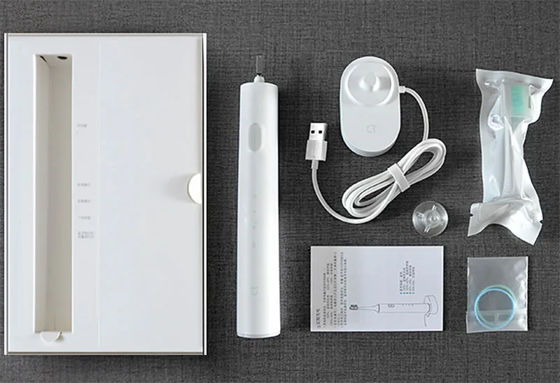 Xiaomi Mi домашняя DDYS01SKS Водонепроницаемая электрическая зубная щетка зарядка звуковая волна Автоматическая Мягкая зубная щетка головка домашняя пара детей