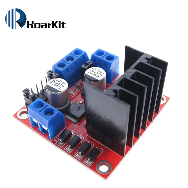Плата контроллера драйвера двигателя L298N модуль L298 для Arduino Dual H Bridge шаговый