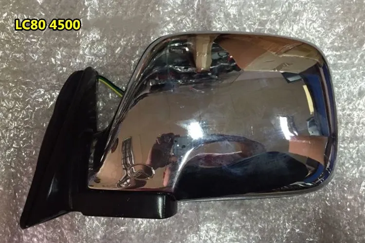 Автомобильное боковое зеркало заднего вида для Toyota Land Cruiser LC80 FZJ80 4500 1991-1997 крыло зеркало - Цвет: plastic electric R