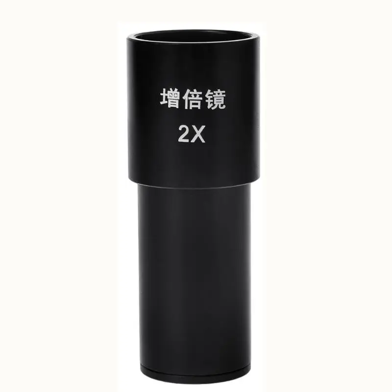 2X Bio-microscope Barlow Lens Mounted Biological Microscope Eyepiece Adapter Size 23.2mm |