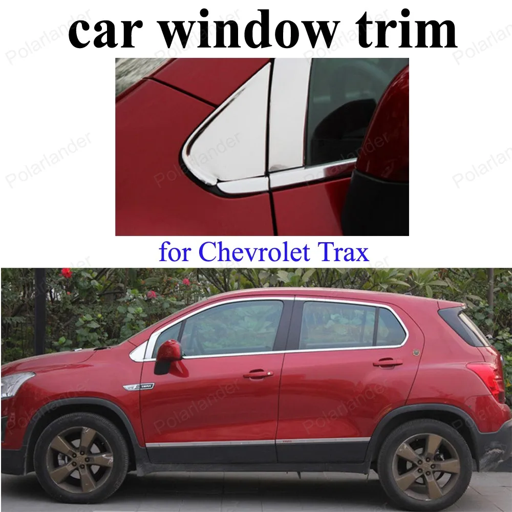 Оконная отделка из нержавеющей стали декоративные полоски для C-hevrolet T-rax