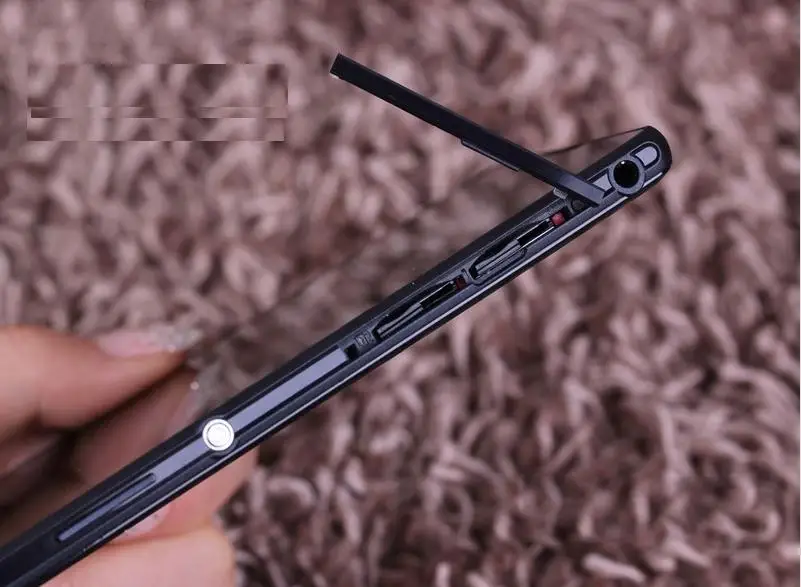 Новинка 2017 100% новый премиум Micro SIM SD карта порт + пылезащитный чехол для Sony Xperia T2 Ultra