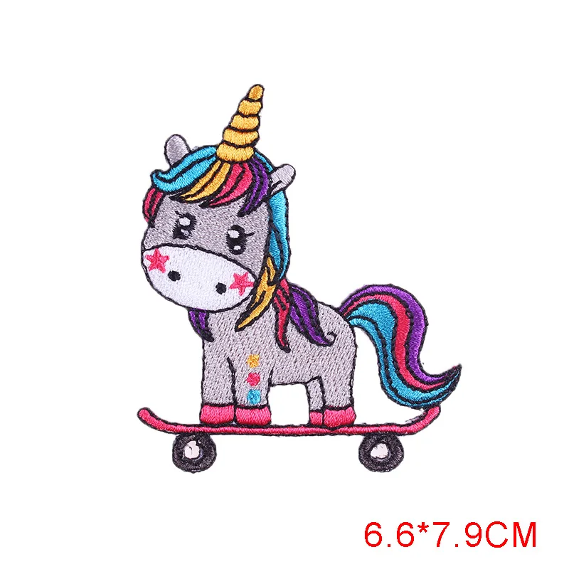 BR3264 Prajna DIY Вышитые нашивки для одежды Железный патч Мультфильм Альпака аппликация значок кактус милый Parches аксессуары для одежды F - Цвет: BR3264