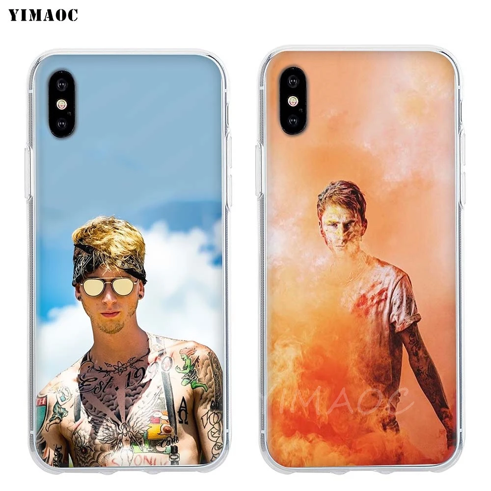 YIMAOC MGK Machine Gun Kelly Soft Case TPU Silicone Cover for iPhone 8 7 6 6S Plus 5 5S SE X XR XS 11 Pro Max Shell Cases |