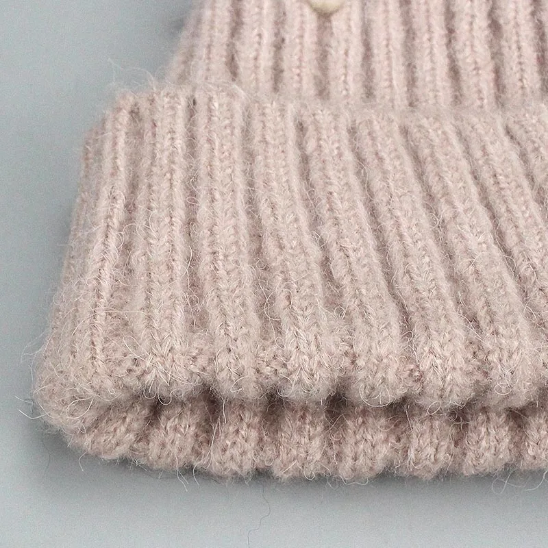 Женская Зимняя шерстяная шапочка с жемчугом|Женские Skullies и шапочки| |