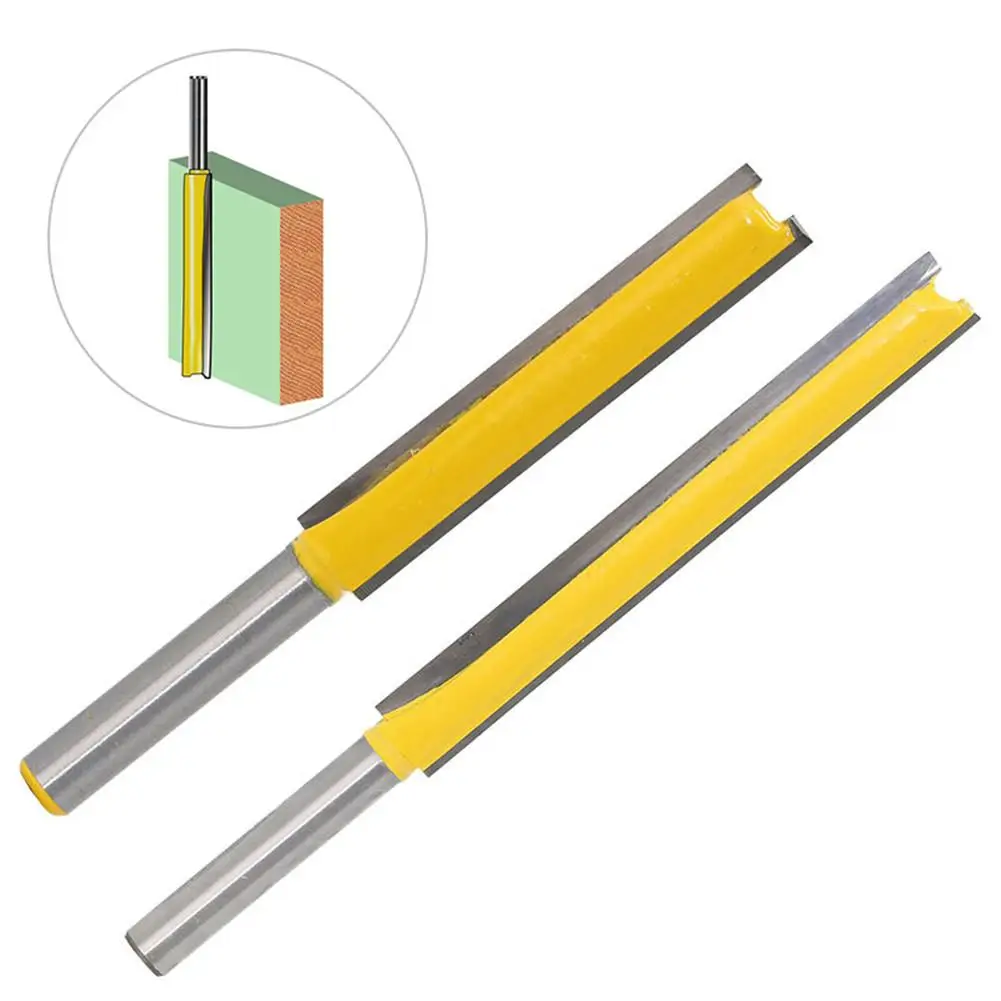 

1/4 x 3/8 Extra Long Double Cutters Flush Trim Router Bit