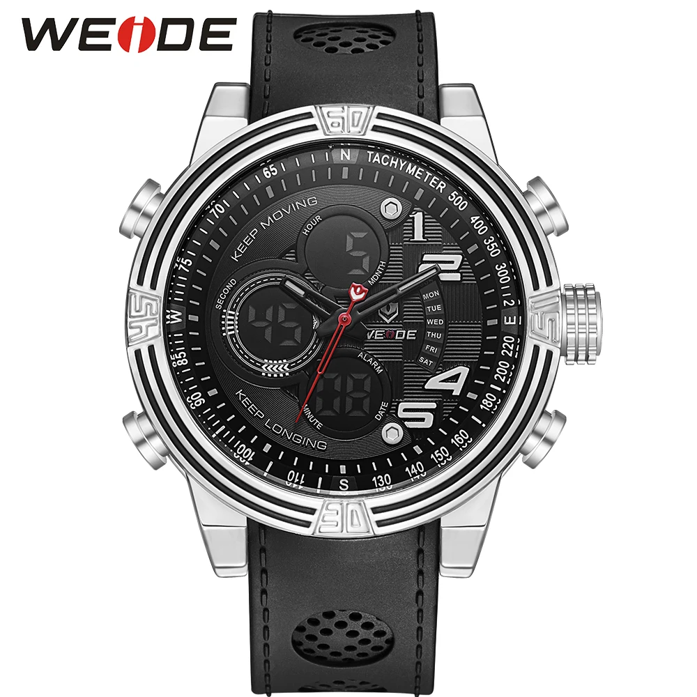 WEIDE 2017 новые кварцевые повседневные часы в стиле милитари несколько часовых