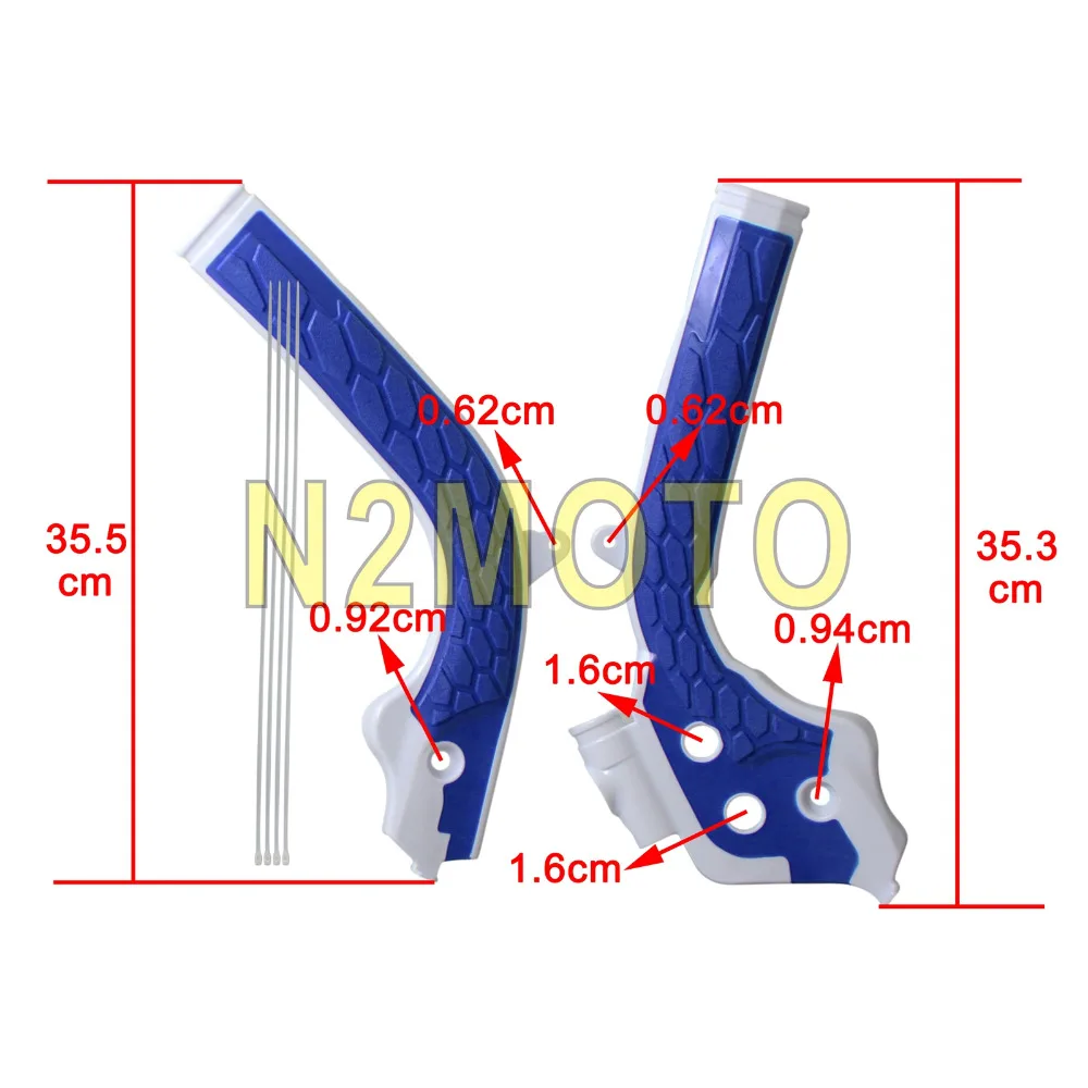 4 цвета Мотокросс X-Захваты рамка Защита Frameguards для KTM SXF 250 350 450 SX 125 250 EXC-F 250 350 450 EXC 125 250 300 ТПИ
