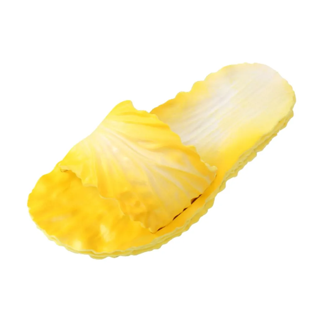 SAGACE/модные летние женские шлепанцы с капустой подошвой Однотонные домашние