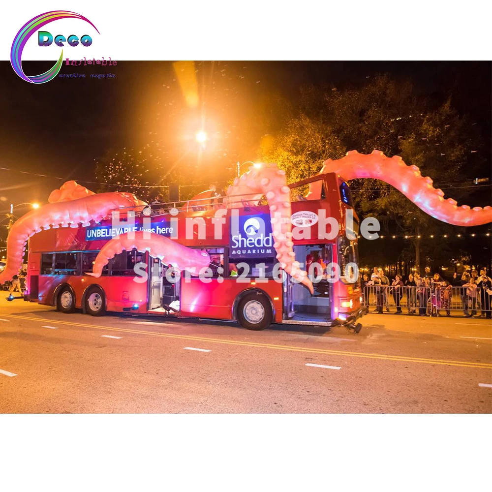 5 м гигантский оранжевый цвет парада украшение для праздника надувные