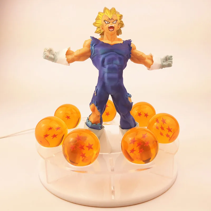 Драконий жемчуг светодиодный базы и Shenron Гоку Гохан Вегета Gogeta DBZ шары с полки Shenron рисунок комплект DBZ Dragonball Коллекционная модель