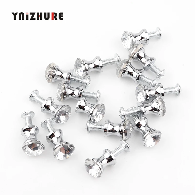 YNIZHURE Shine 12 мм 15 шт. маленькая яркая косметическая коробка для мебели|Ручки шкафа| |