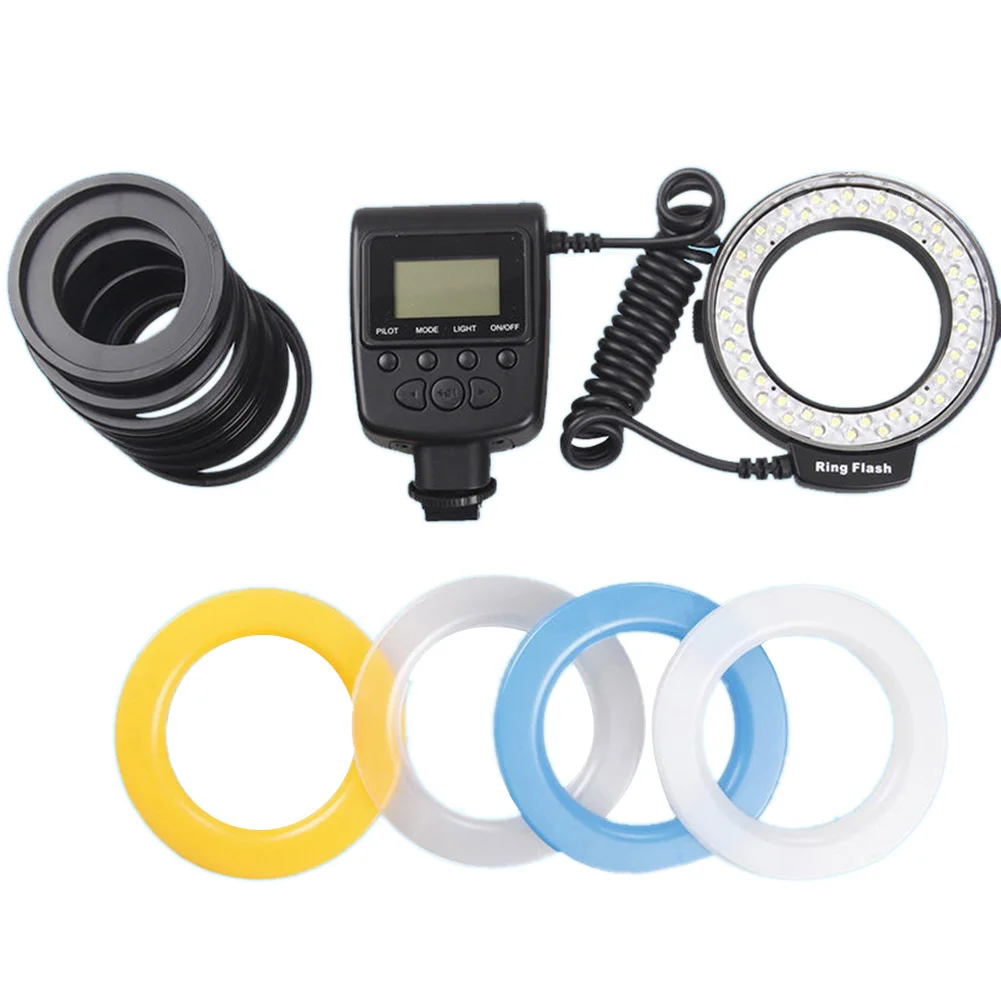 1 комплект RF 550E Макро 48 шт светодиодный кольцо вспышка для Nikon A900 A850 A560 A77