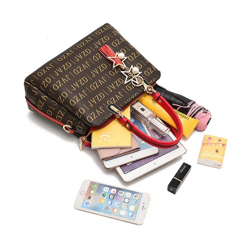 Роскошные сумки женские дизайнерские Брендовые кожаные через плечо для женщин