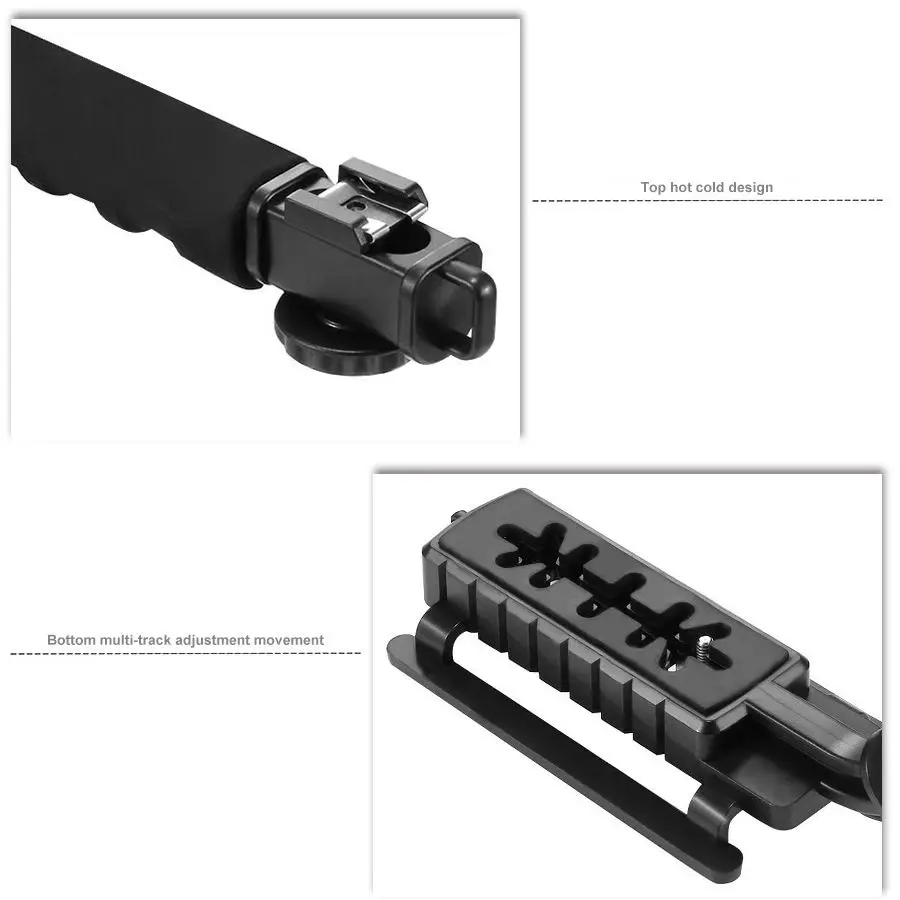 PULUZ C Grip видео ручка кронштейн держатель Стабилизатор для Canon Nikon sony Gopro SJCAM Xiaomi Yi