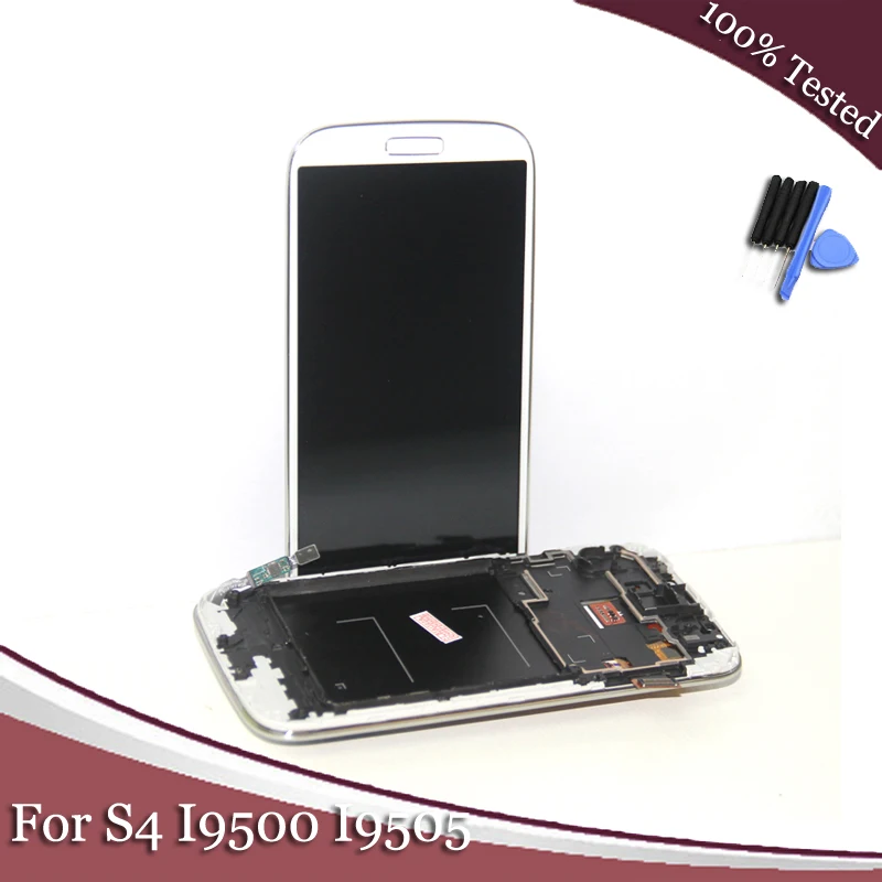 S4 I9500 LCD совместимый для Samsung Galaxy i9505 i9500 ЖК-дисплей кодирующий преобразователь