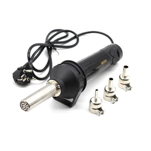 Портативная паяльная станция BGA, 220 В, Нагнетатель горячего воздуха, ручной пистолет горячего воздуха 8032, 3 шт. насадки