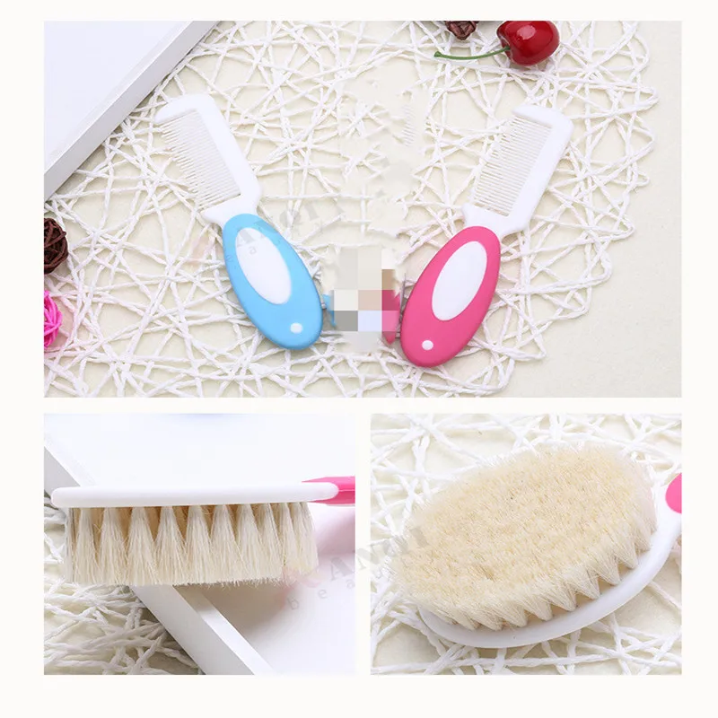 Детская расческа для волос массажер маленьких девочек и мальчиков натуральная