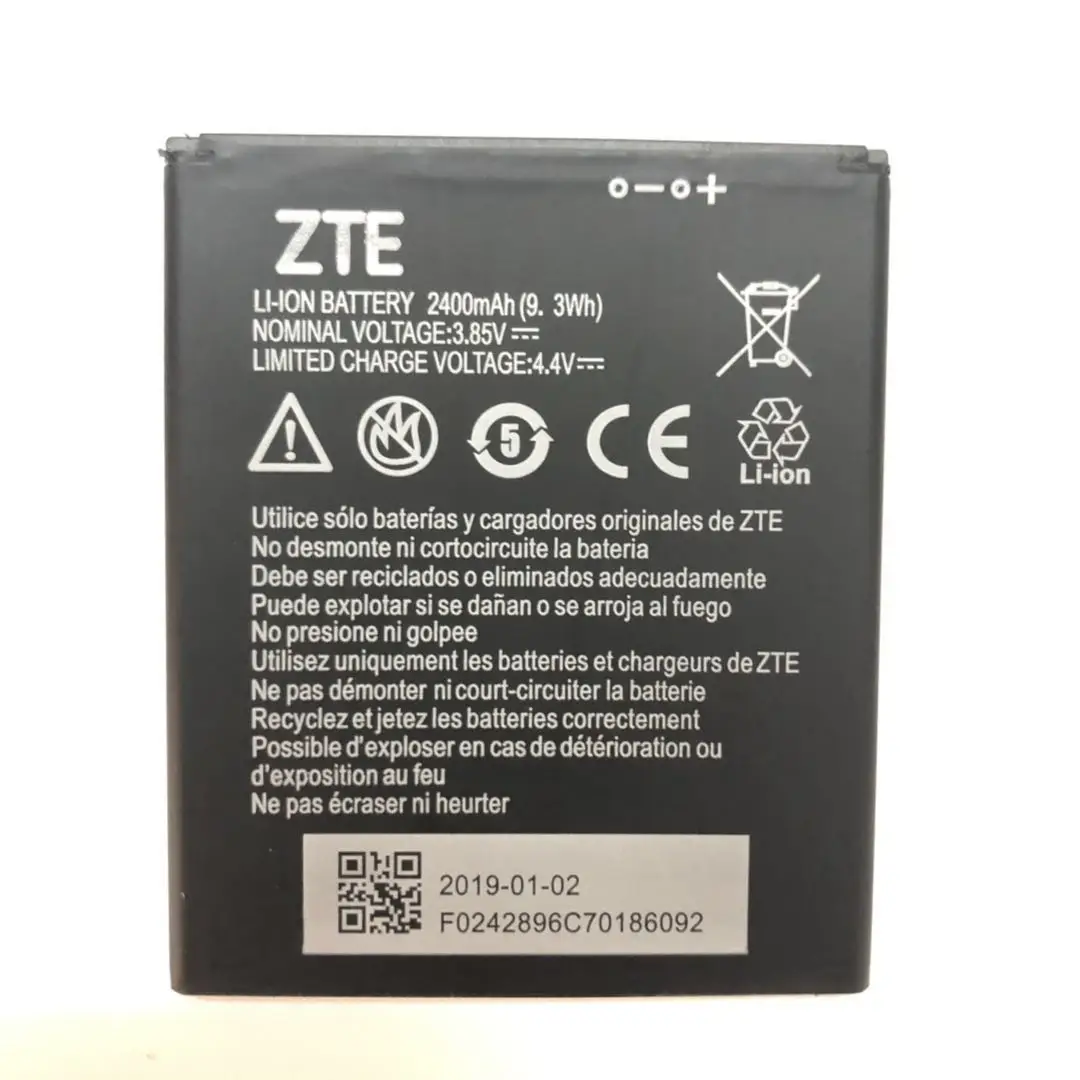 Li3824T44P4h716043 2400mAh Original size Battery for ZTE Blade A520 A521 BA520 | Мобильные телефоны и аксессуары