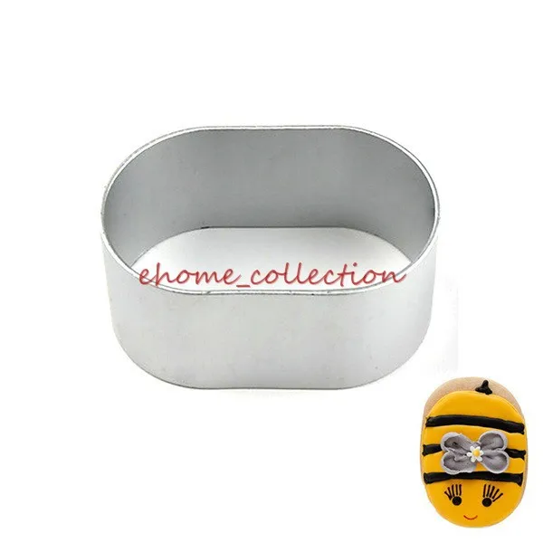 5 шт./компл. эллипс/овальной формы силиконовые алюминиевые металлические резаки