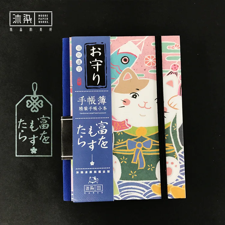 Блокнот бренда Climemo блокнот с котом Фортуны в японском стиле кошечкой дневник А6 |