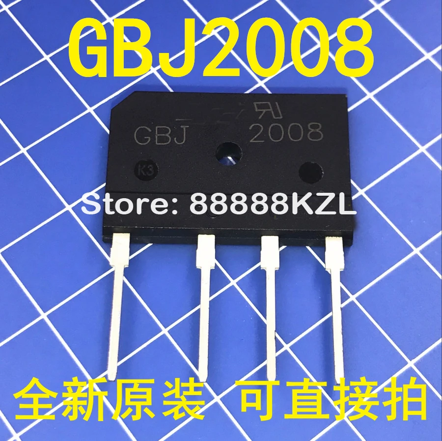 20 шт./лот GBJ2008 = D20XB80 SD20SB80 20A 800V выпрямительный мост обычно используемый в