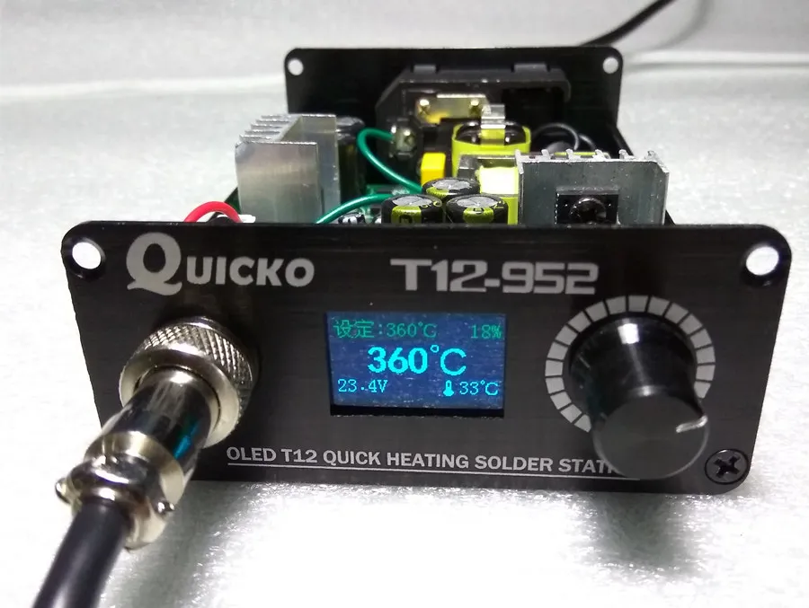 DIY OLED цифровой паяльник паяльная станция плата контроллера температуры+ T12 наконечники ручки