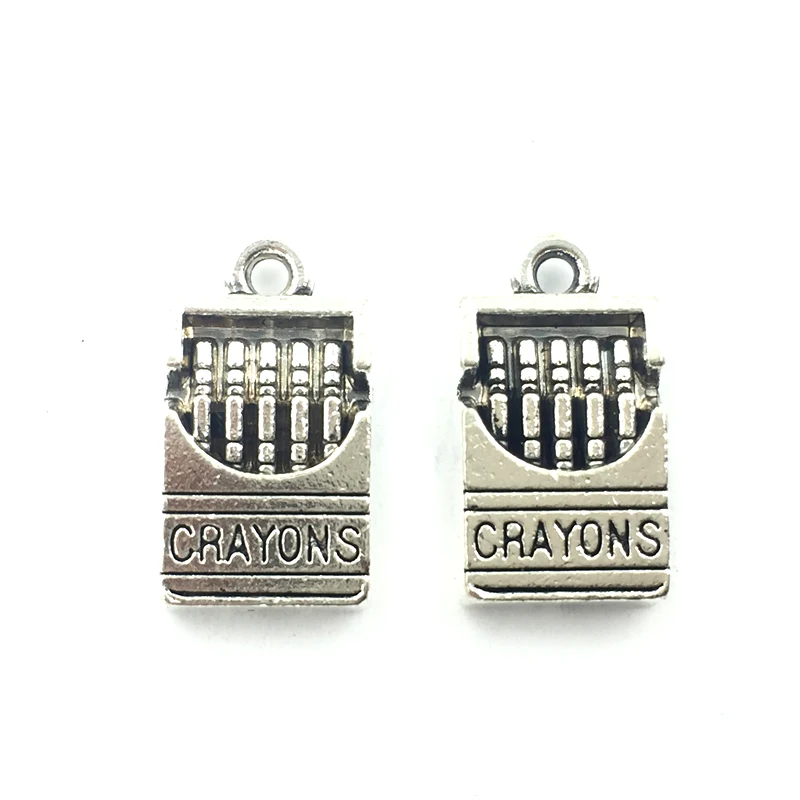 20 шт. античный серебряный тон Подвески Симпатичные металла сигареты Craft Jewelry
