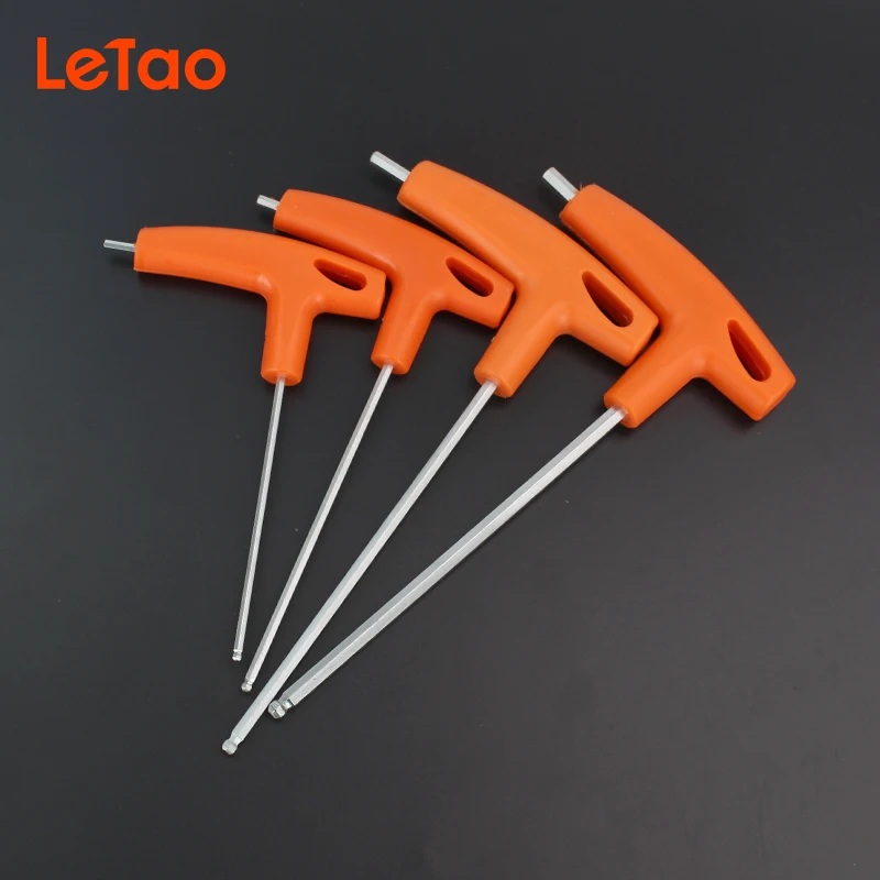 4 шт./компл. ручные инструменты шестигранный ключ шаровая плоская головка