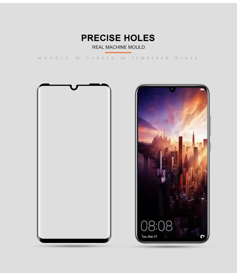 Для huawei P30 Защитная пленка для экрана Mocolo P30 Lite полностью клеящаяся 3D пленка из закаленного стекла для huawei P30 Pro Защитная пленка для экрана