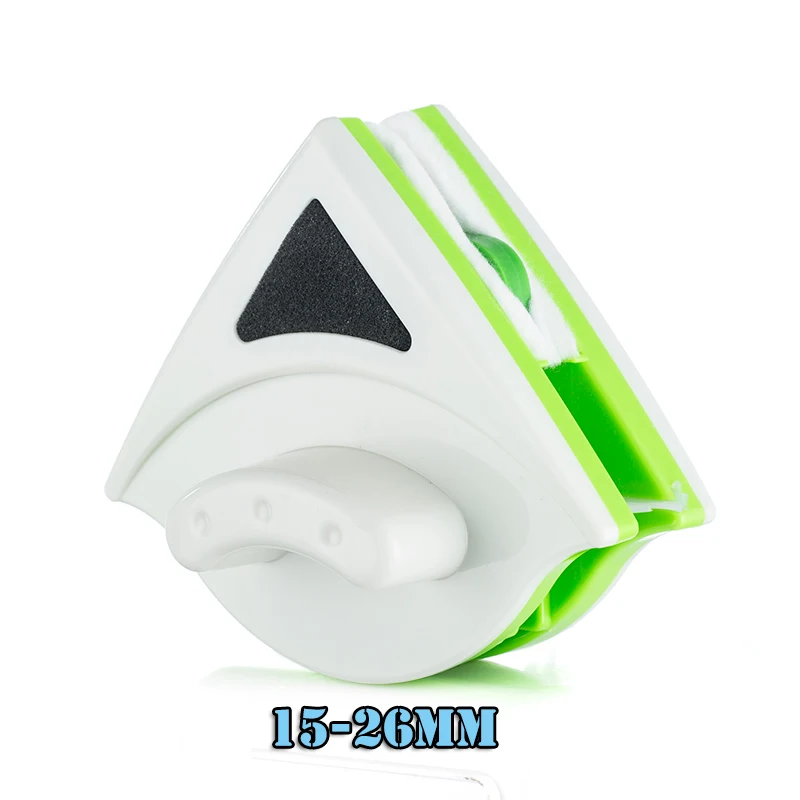 15mm to 26mm glass Wonderlife Двухсторонняя щетка для чистки стекла, магнитные магниты для очистки окон, бытовые чистящие инструменты, стеклоочиститель Usefu - Цвет: 15mm to 26mm glass