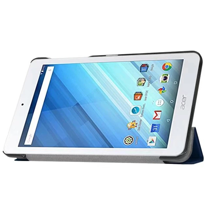 CucKooDo Slim-Fit Leather Smart Stand Back Magnetic Cover with Auto Wake & Sleep for Acer Iconia One 8 B1-860 Tablet | Компьютеры и