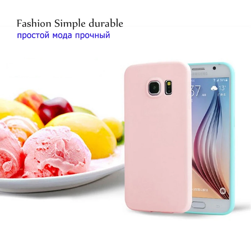 Силиконовый чехол SIXEVE ярких цветов для samsung Galaxy S8 Plus S4 S5 Neo S6 S7 Edge Note 8 5 4 3 из ТПУ |